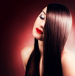 Beautiful girl with healthy long hair