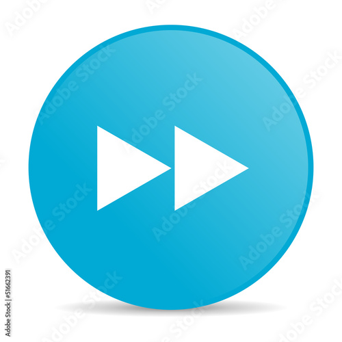 Illustration: scroll blue circle web glossy icon scroll blue circle web glossy icon