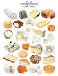 Photo: Fromages français - French cheeses Fromages français - French cheeses