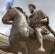 Equestrian Statue of Emperor Marcus Aurelius in Rome