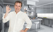 Foto: Happy man in kitchen Happy man in kitchen