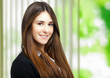 Smiling businesswoman