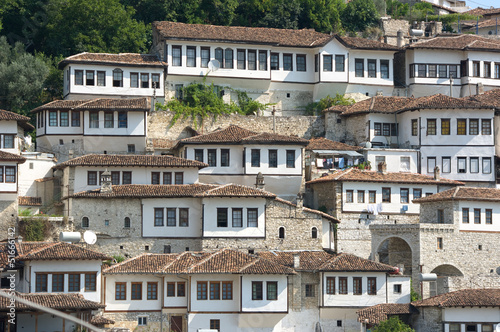 windows in Berat - Albania - also called "city of a thousand windows"