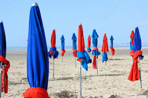 Photo: Strand von Deauville Strand von Deauville