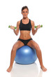Foto: Young Woman Exercising Young Woman Exercising