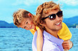 play with son