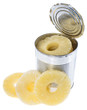 Canned Pineapples in a tin