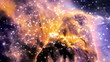 Nebula travel in space