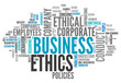 Word Cloud "Business Ethics"