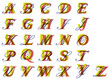 ALPHABET de lettrines Triple