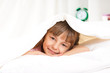 Girl on bed