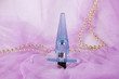Blue butt plug sex toy
