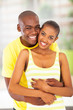 cheerful african lovers