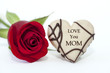 "LOVE YOU MOM" Karte