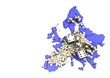 Euroländer mit Würfeln