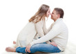 Happy young woman with her man