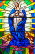 Stained Glass in a Catholic Church