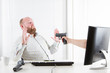 Businessman Threatened by Computer