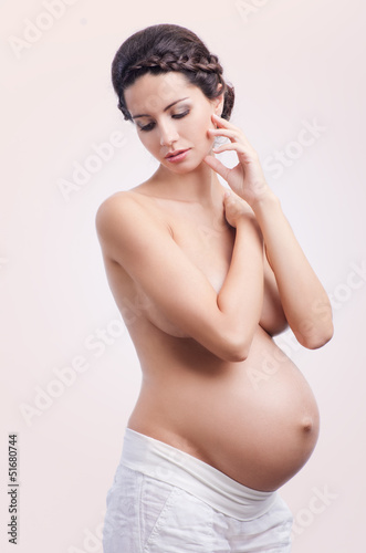 Photo: Beautiful young pregnant woman Beautiful young pregnant woman