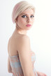 Beautiful Young Woman in a Dress