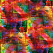 seamless cubism red, green, yellow abstract art Picasso texture