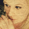 woman paper texture