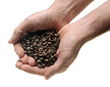 two hands with coffee