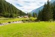 Mountain valley in Genova valley, Italy