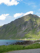 Landscape in the Lofoten islands