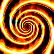 Illustration: Flammenspirale Flammenspirale
