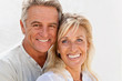 Portrait of a happy romantic couple.