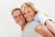 Portrait of a happy romantic couple.