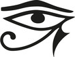canvas print picture - Eye of Horus (Horusauge)