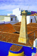 Foto: canary islands, la palma : tirajafe,tiled roof and chimney canary islands, la palma : tirajafe,tiled roof and chimney