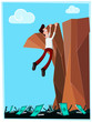 dangerous cliff