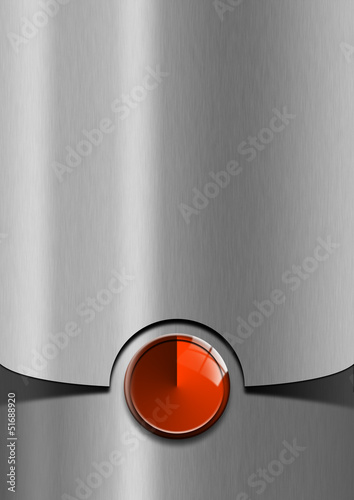 Illustration: Red and Metal Business Background Red and Metal Business Background