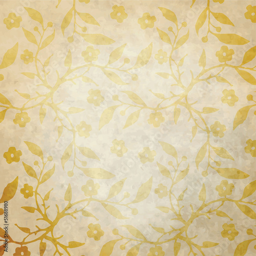Vector: Floral background with copy space Floral background with copy space