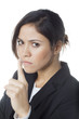 Photo: female bossy gesture with pointed finger female bossy gesture with pointed finger