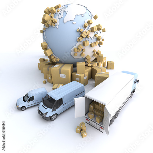 Illustration: Road transportation fleet Road transportation fleet