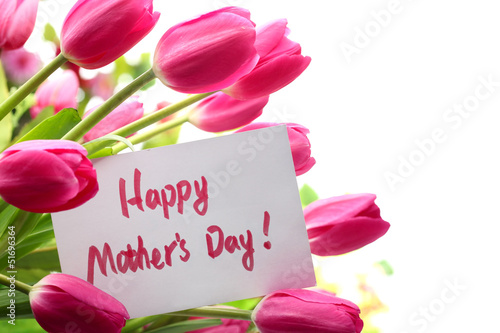Photo: Pink tulips for mother's day Pink tulips for mother's day