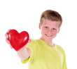 Junge mit Herz