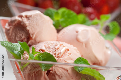 Photo: Gelato alla fragola - Strawberry ice cream Gelato alla fragola - Strawberry ice cream