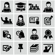 Higher education icons