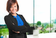 Photo: Smiling businesswoman Smiling businesswoman