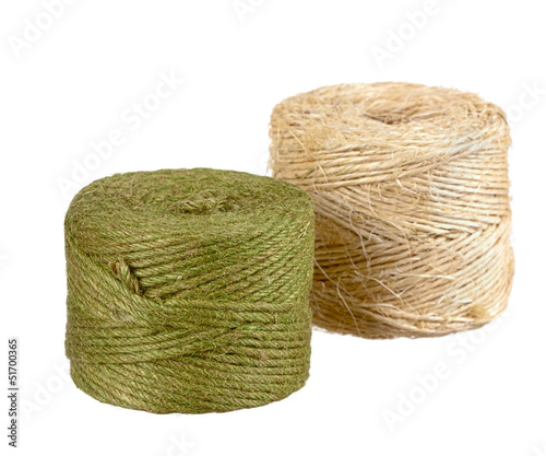 Photo: Two different colors of Jute Twine Two different colors of Jute Twine