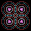 Abstract fractal background