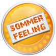 Button rund Sommer Feeling