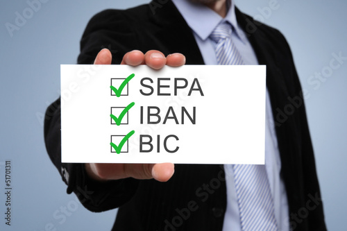 Photo: Sepa IBAN BIC Sepa IBAN BIC