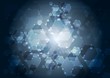 Dark shiny tech vector backdrop