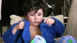 Sick little boy